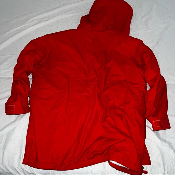 Saks Fifth avenue exclusive Red terry cloth/towel swim Jacket M - Picture 6 of 6